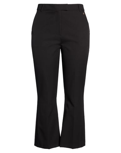 Woman Pants Black Size XL Polyester, Elastane