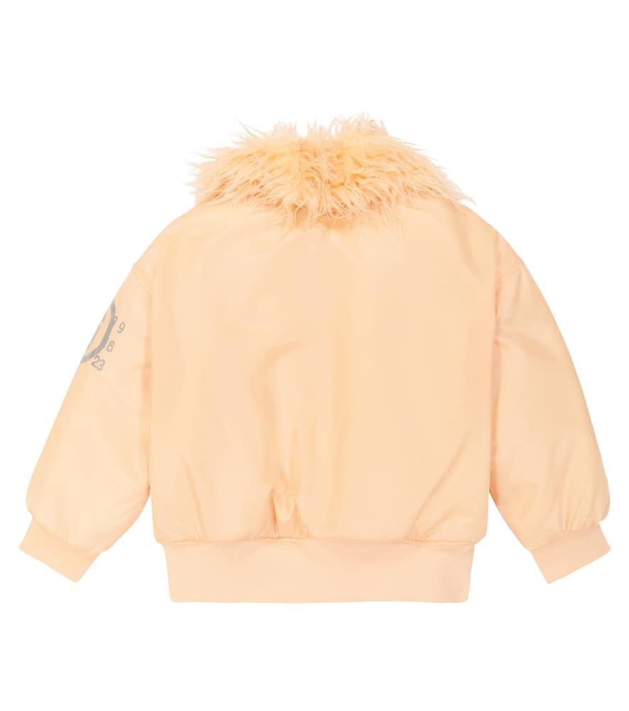 MM6 Maison Margiela Kids Padded twill bomber jacket
