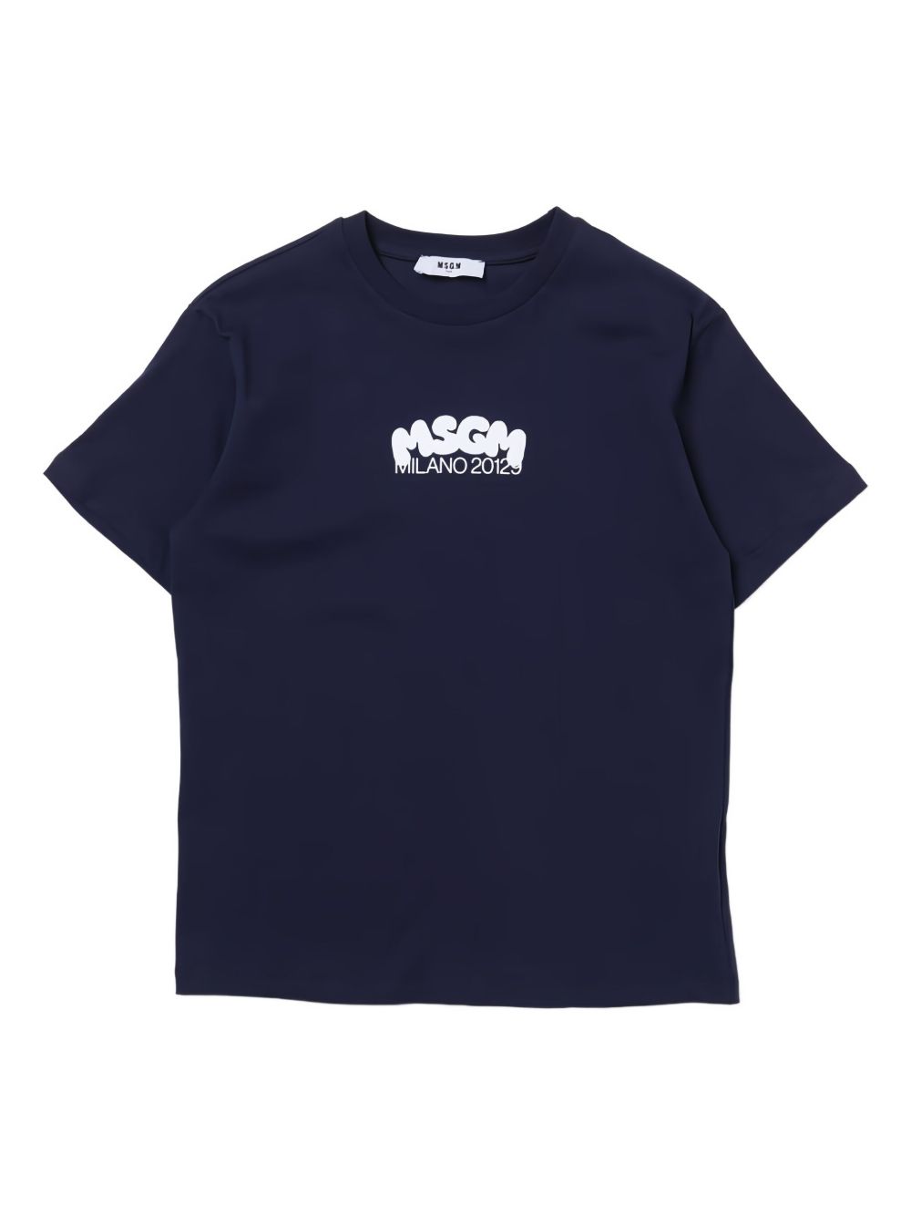 MSGM Kids logo-print T-shirt - White