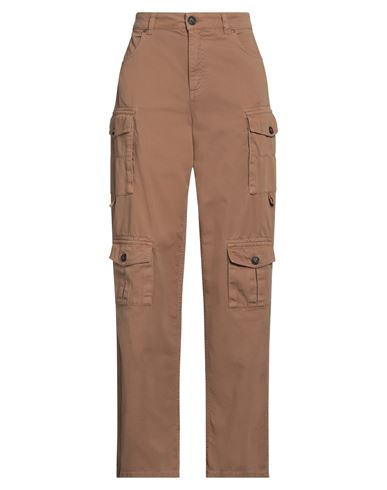 Denim Woman Pants Light brown