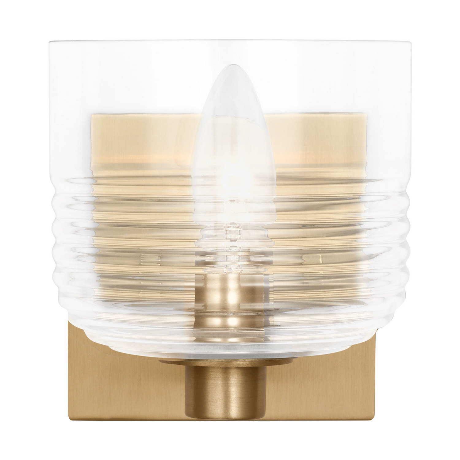 Satin Brass Wall Sconce from the Lochdale Collection