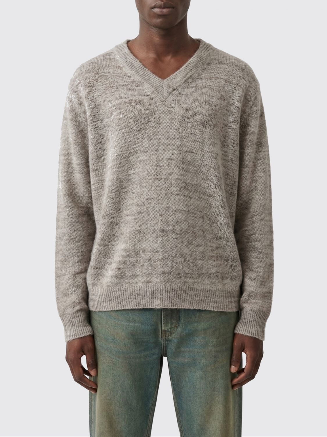 Sweater Men color Ecru