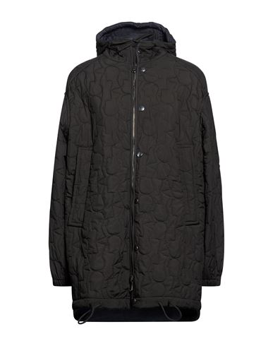 Woman Overcoat & Trench Coat Black Size L Recycled polyamide