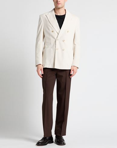 Man Blazer Off white Size 38 Cotton