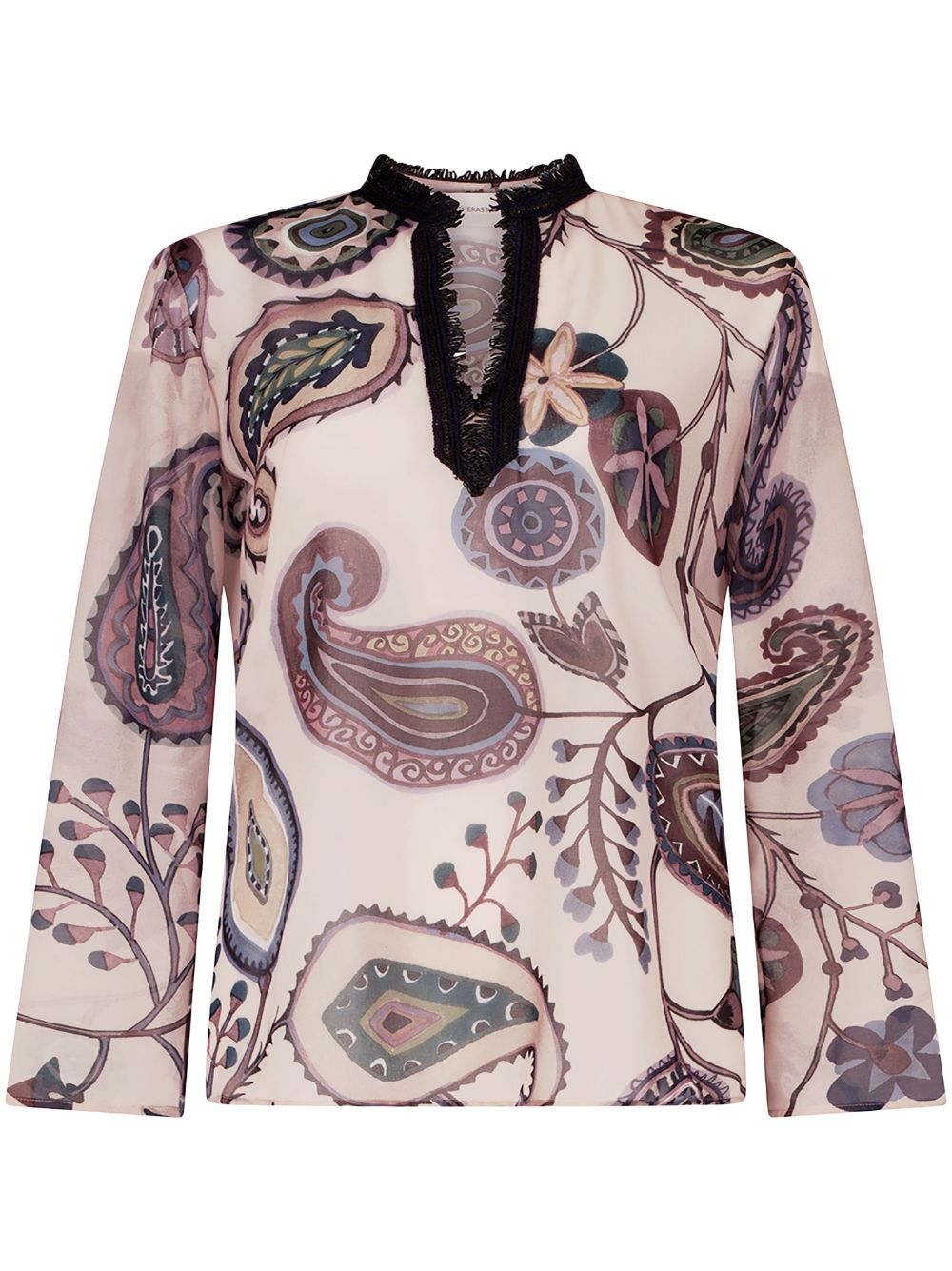 Toscana paisley-print blouse - Pink