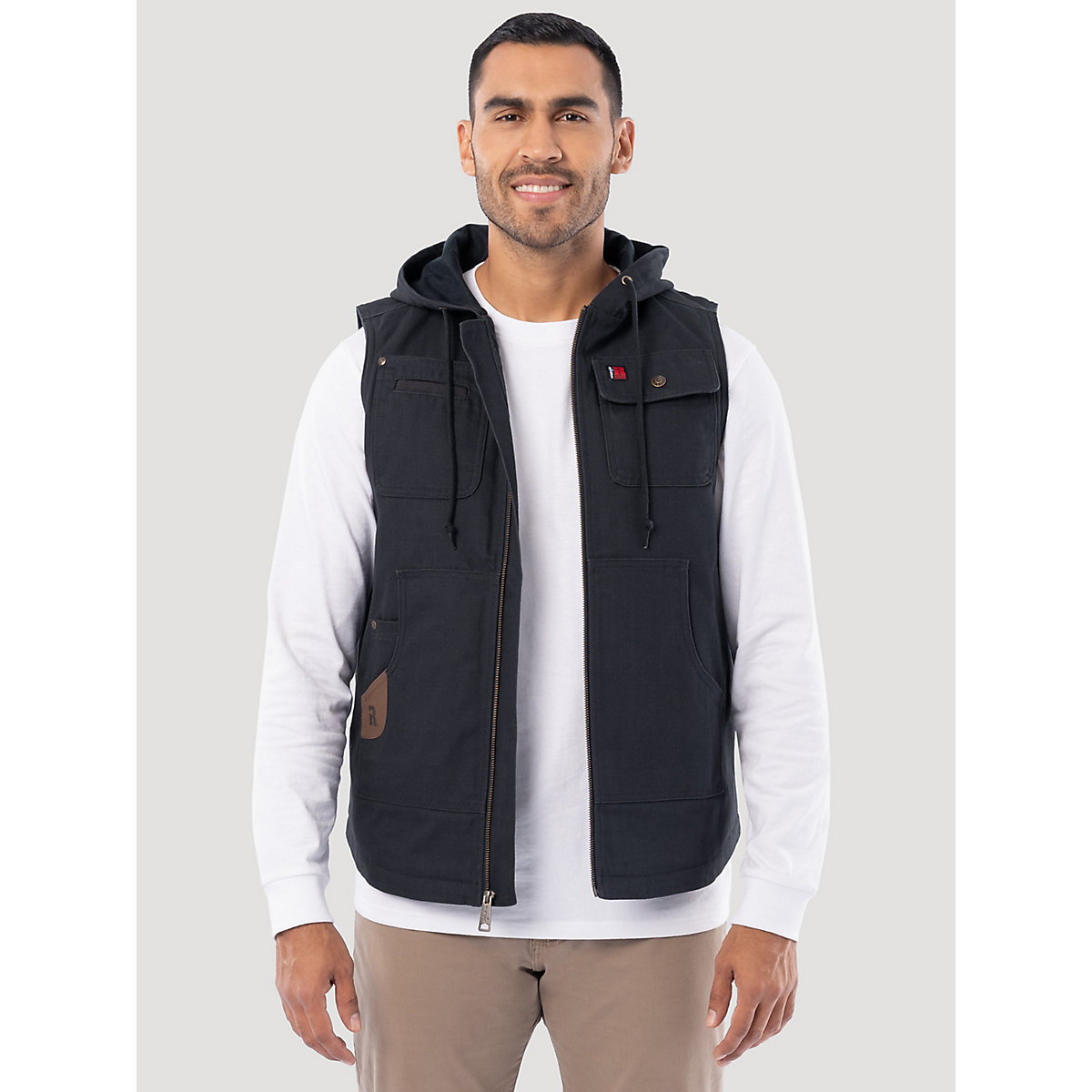Men's RIGGS Workwear® Hooded Vest in Dark Navy