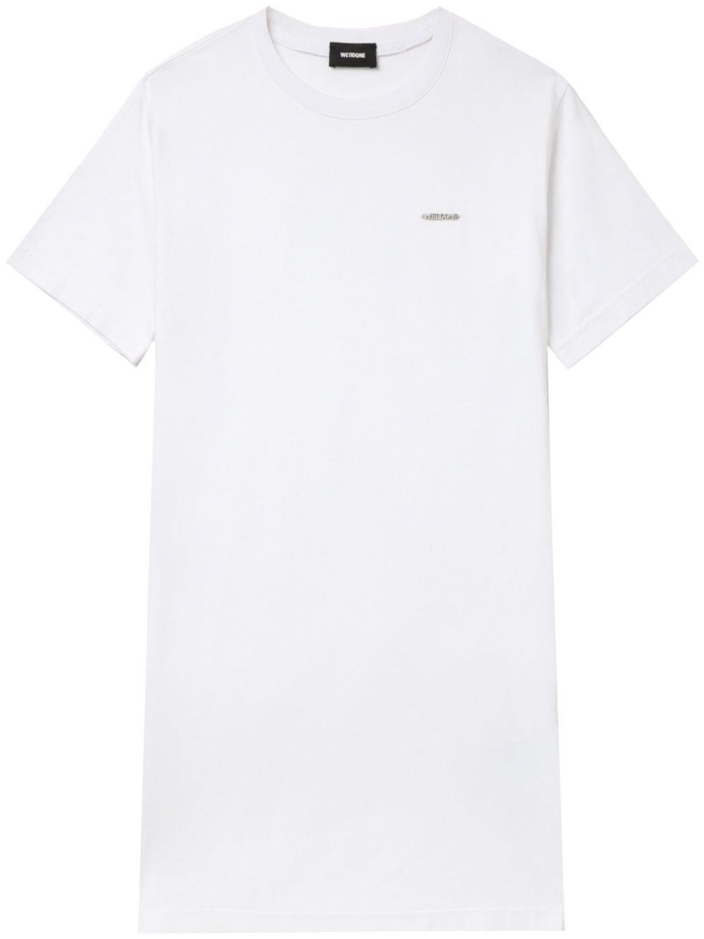 Logo dress - White