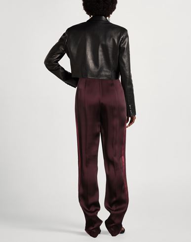 Woman Pants Burgundy Size 4 Acetate, Viscose