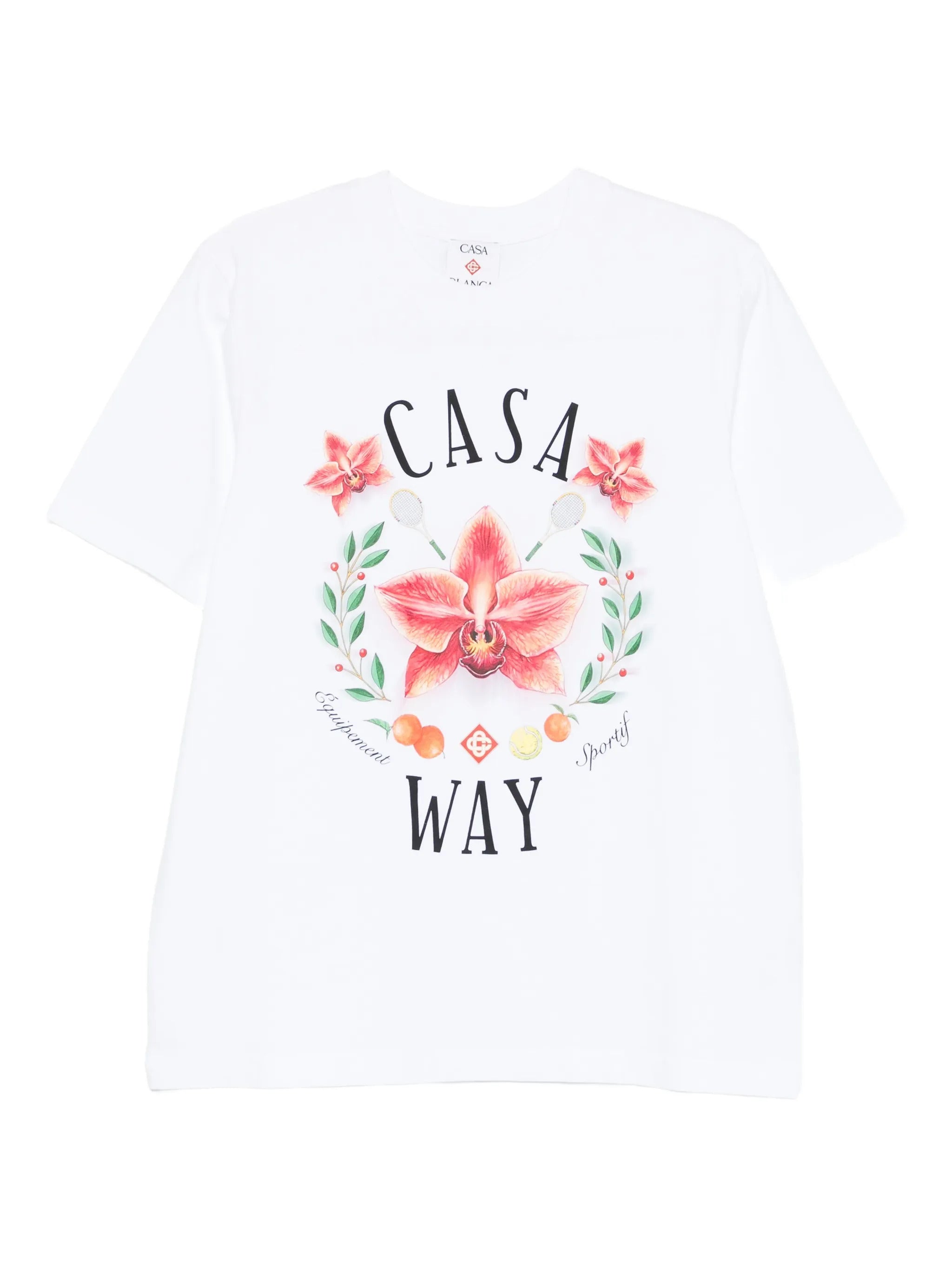 Men's 100% Cotton Orchid Graphic T-Shirt