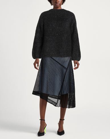 Woman Sweater Black Size 4 Mohair wool, Polyamide, Polyester, Elastane