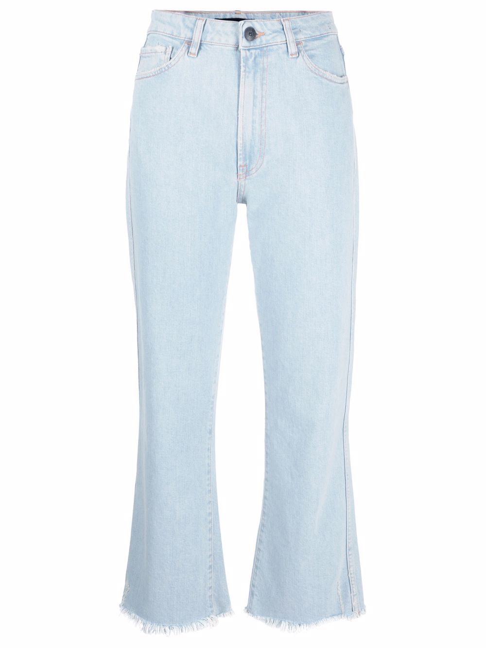 Emma cropped flared jeans - Blue