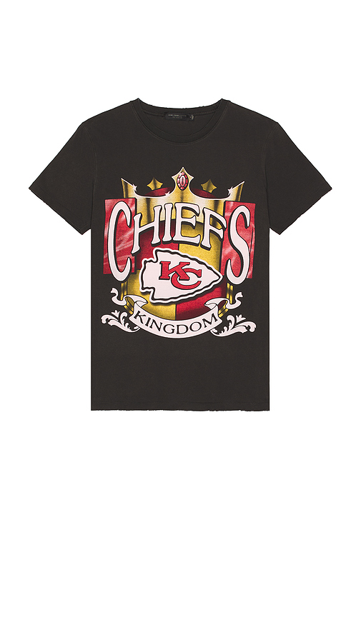 Junk Food VINTAGE-T-SHIRT CHIEFS KINGDOM in Black. Größe XL/1X. Also in XS, S