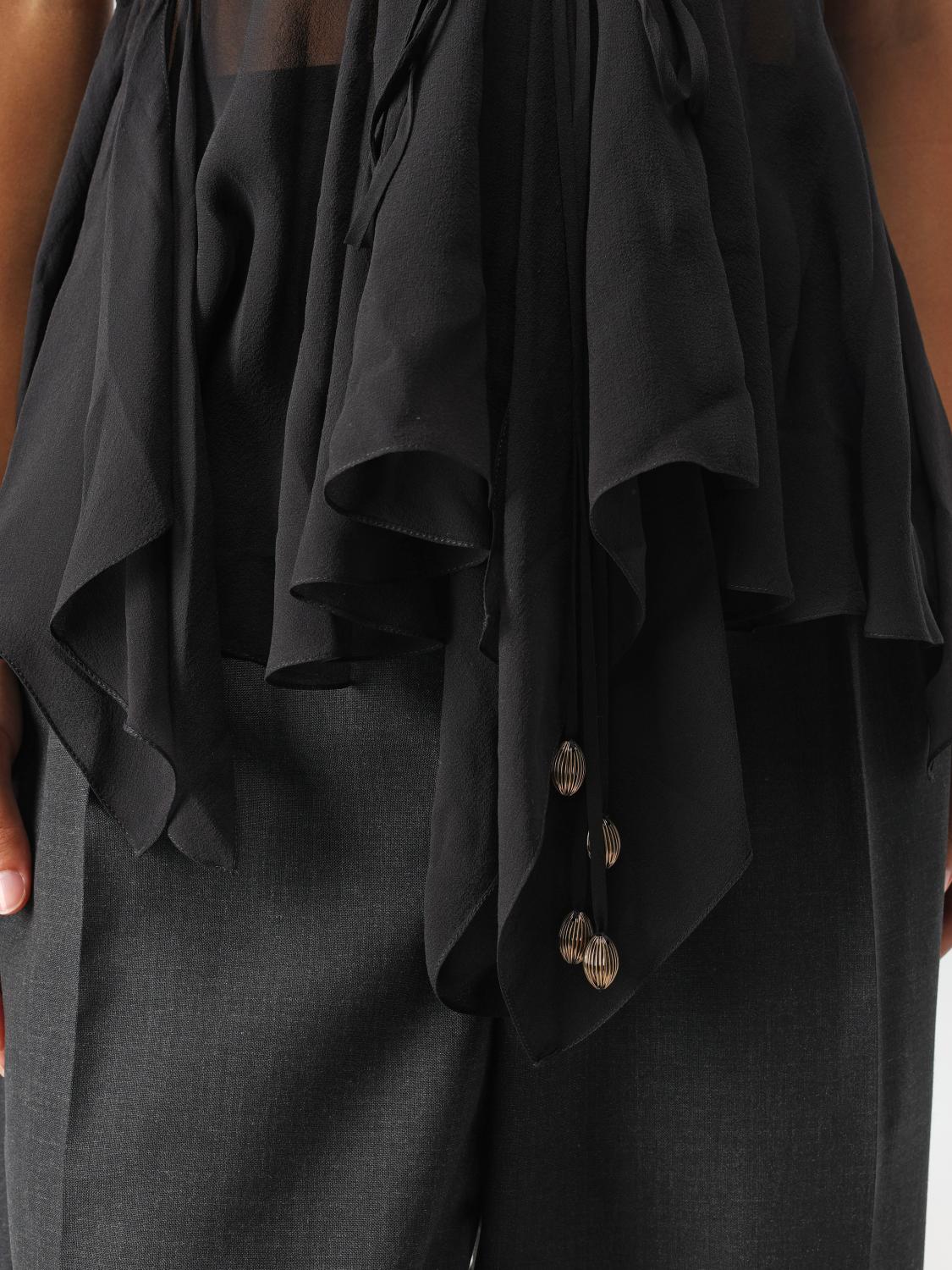 Top CHLOÉ Woman color Black