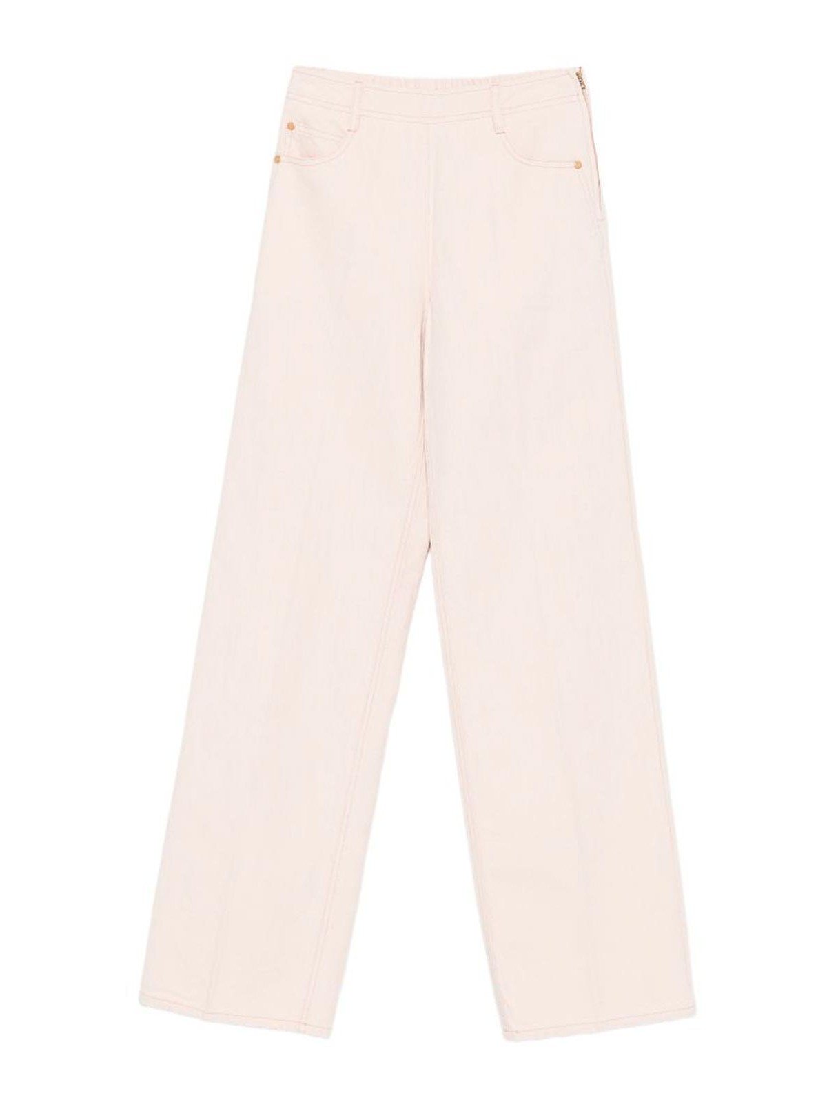 My Pants Trousers In Light Pink Cotton