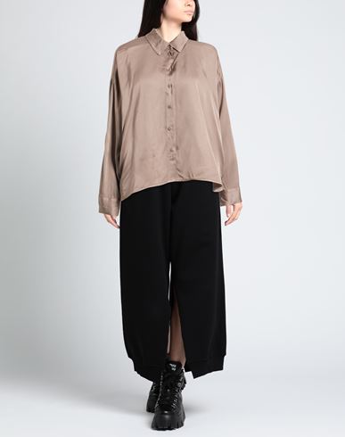 B. yu Woman Shirt Taupe Size L Viscose