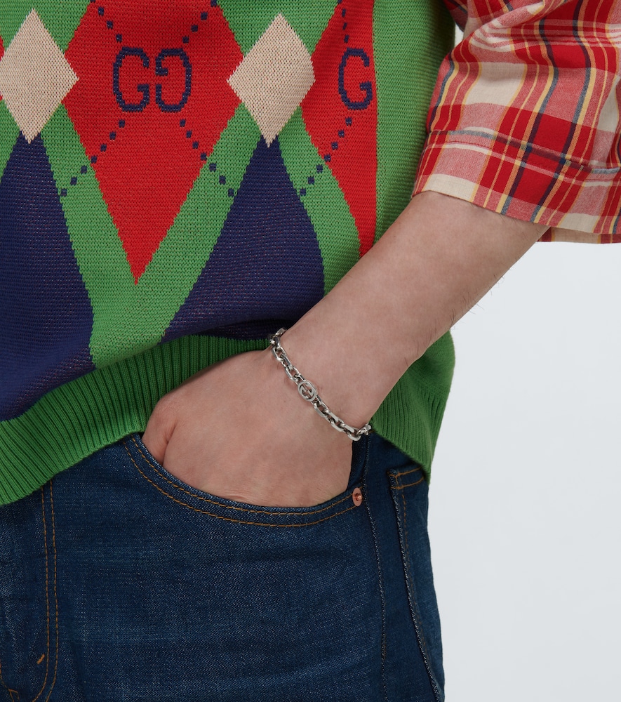Gucci Silver Interlocking G bracelet
