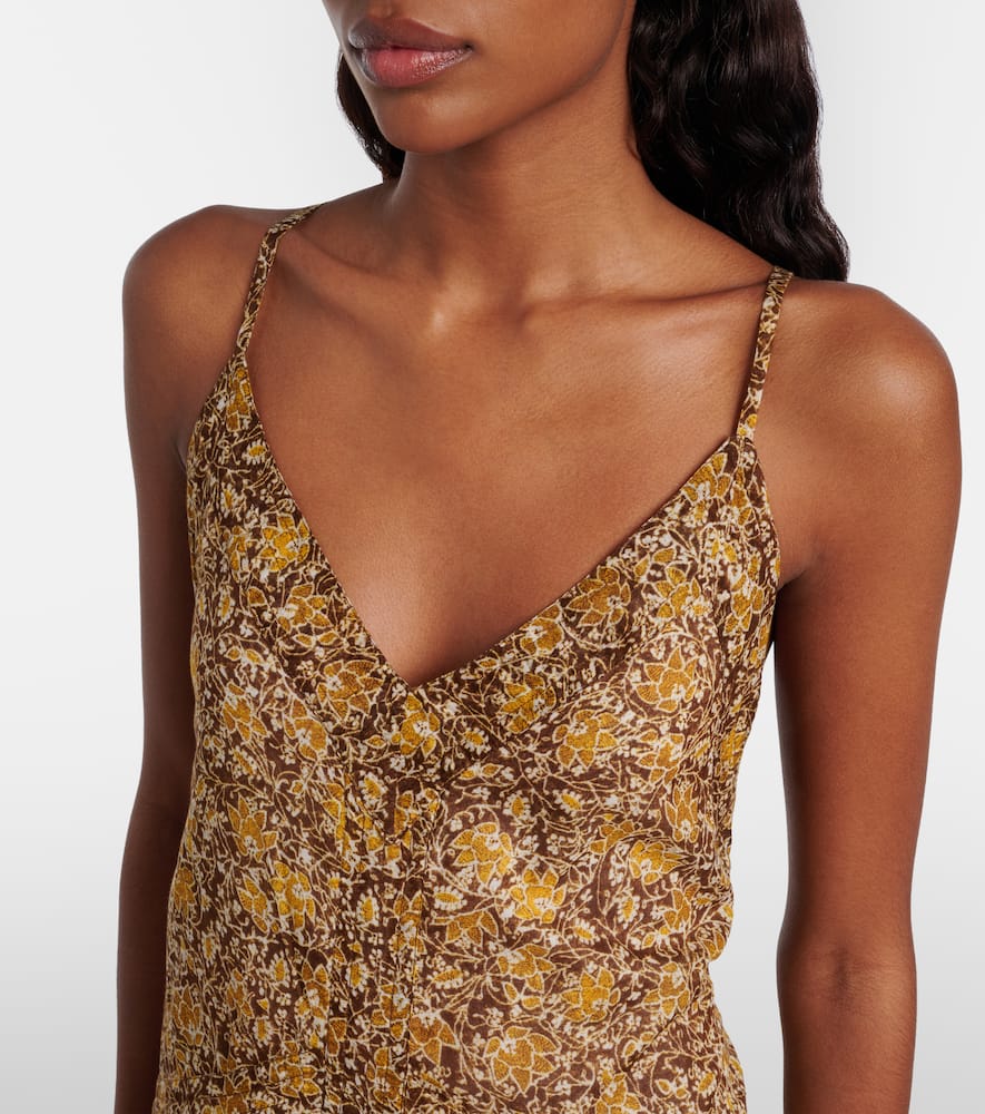 Danielle floral cotton voile minidress