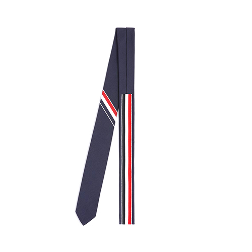 RWB stripe necktie - Grey