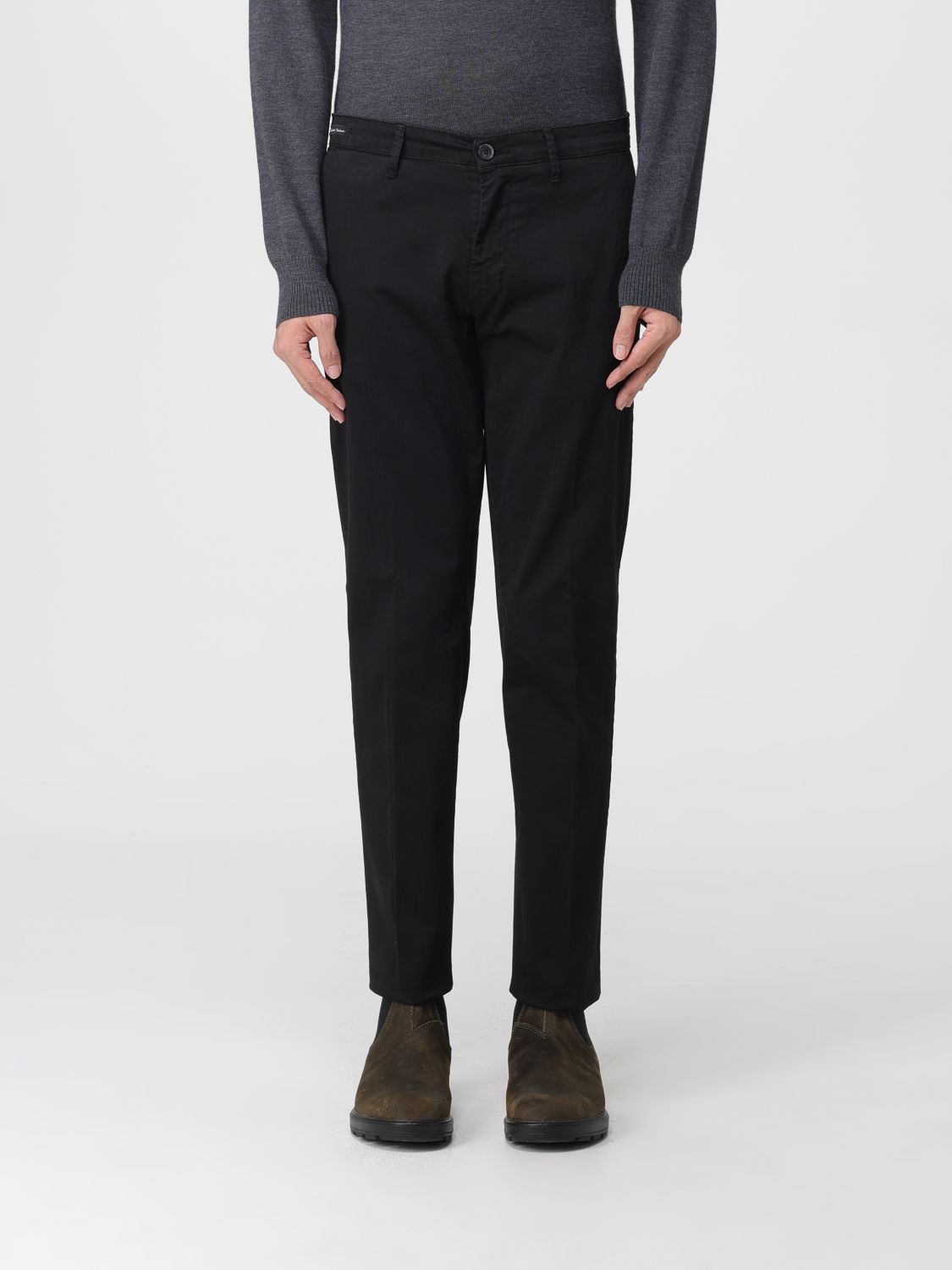Pants Men color Black