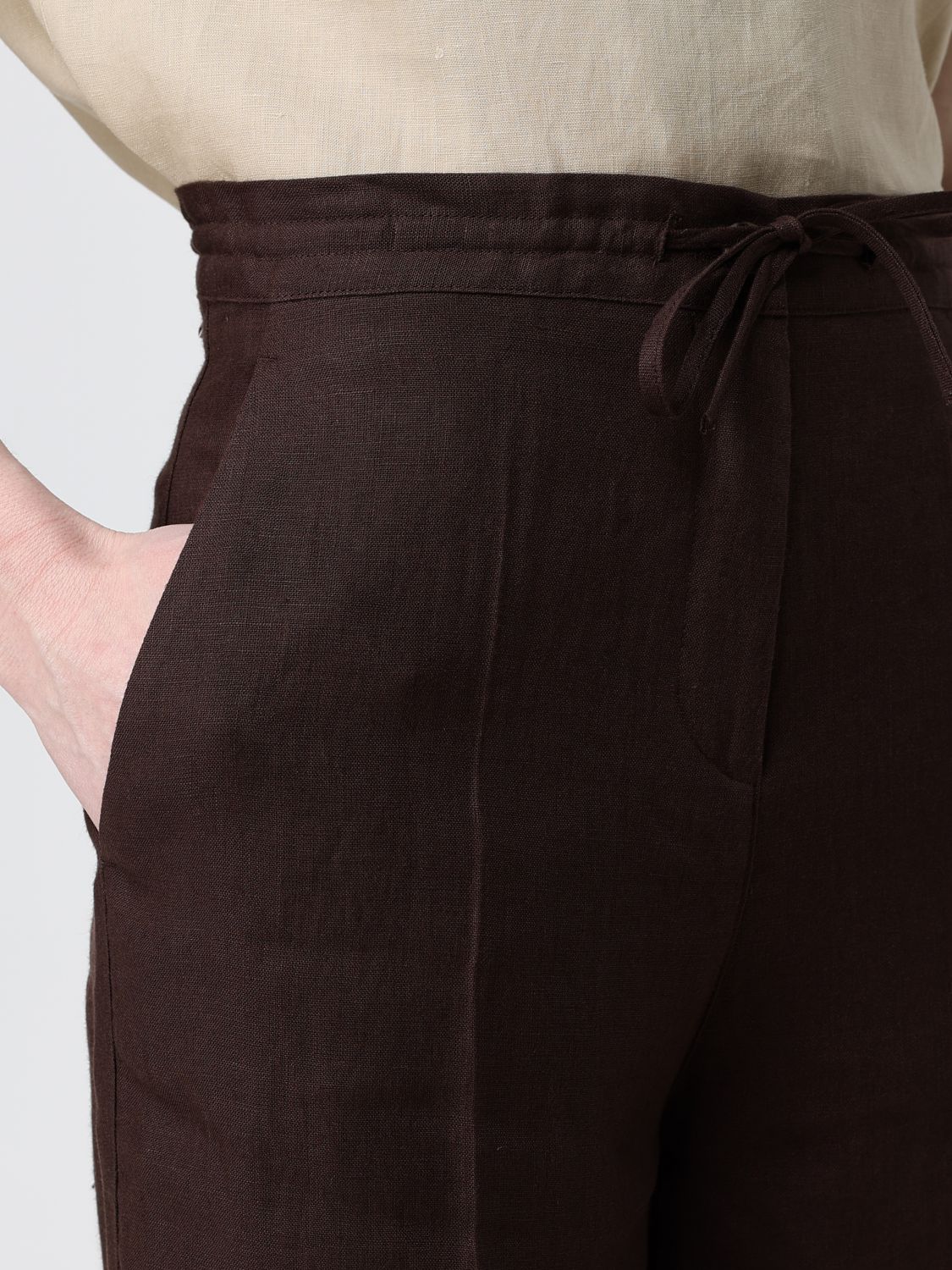 Pants Woman color Dark