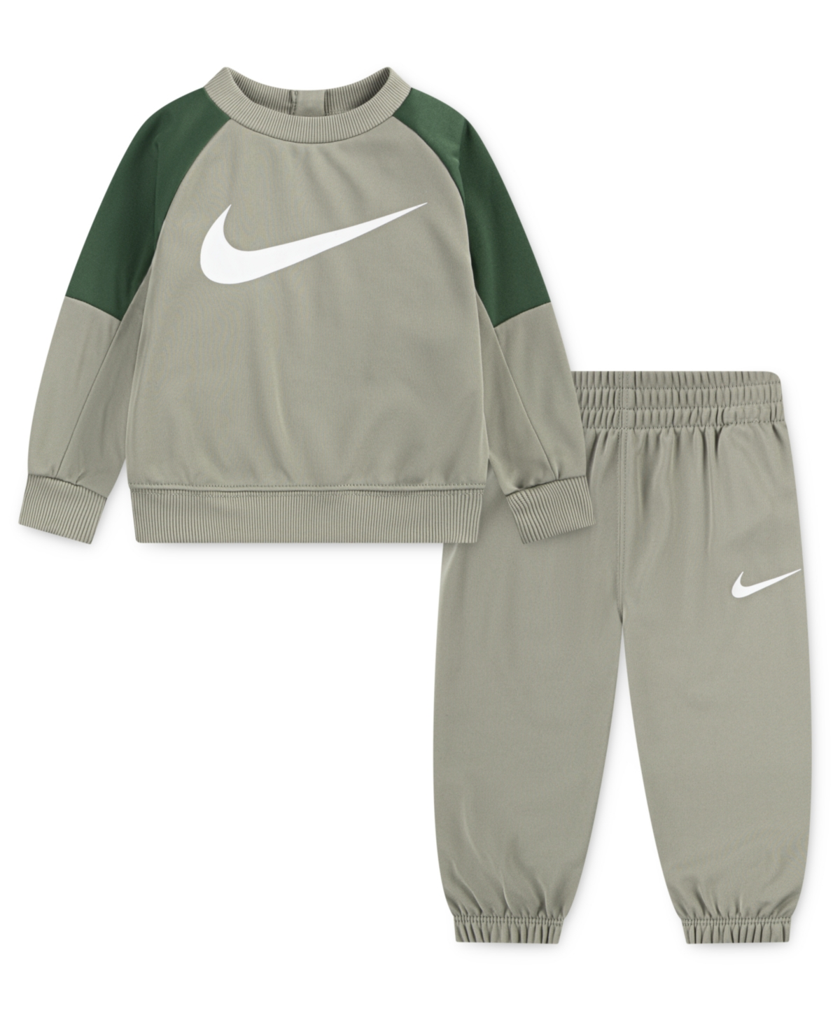 Baby Boys' Lifestyle Essentials Crewneck T-Shirt and Joggers, 2-Piece Set - Olive