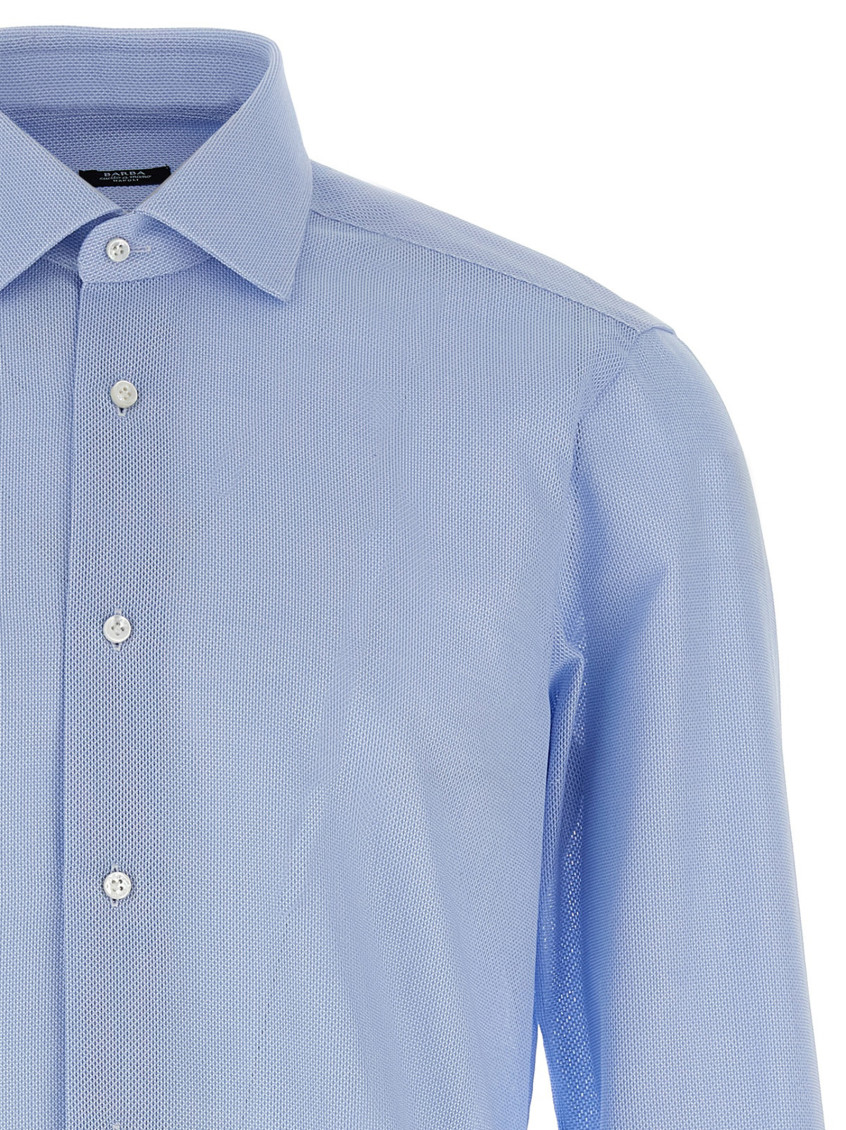 Honeycomb Cotton Shirt