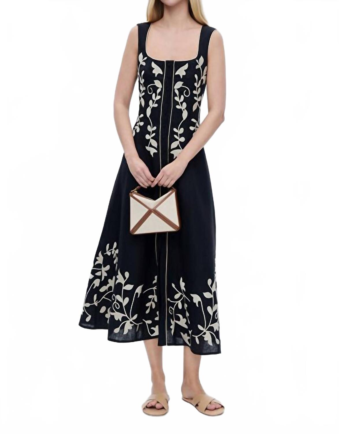 Mila Midi Dress In Black