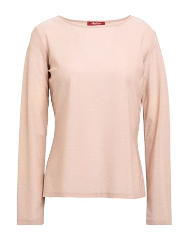 Woman Top Blush Size M Acetate, Polyamide, Metallic fiber