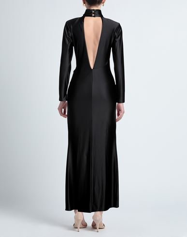 Woman Maxi dress Black Size 8 Polyamide, Elastane