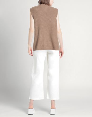 Woman Turtleneck Beige Size 4 Cashmere