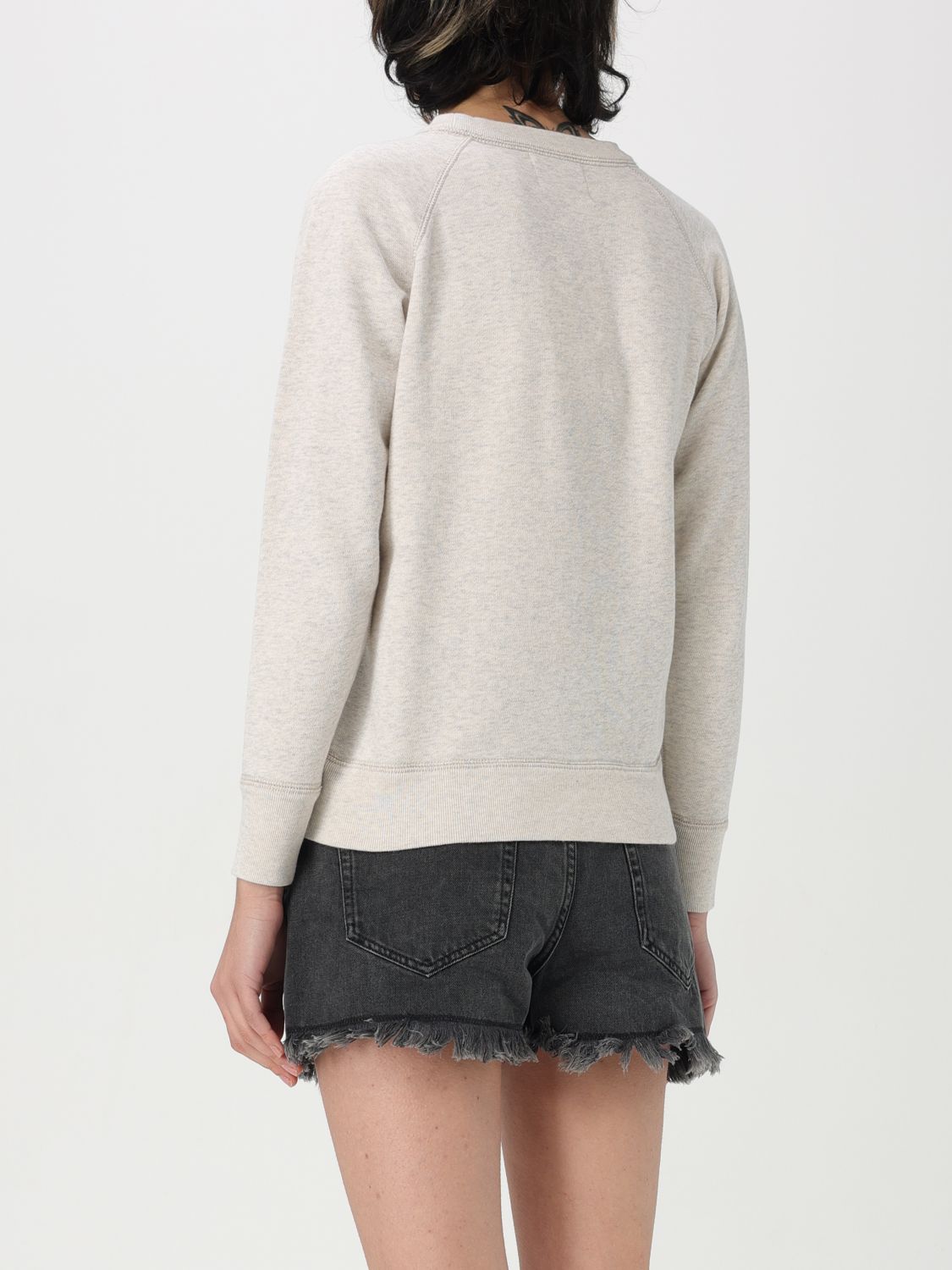 Sweatshirt Woman color Ecru