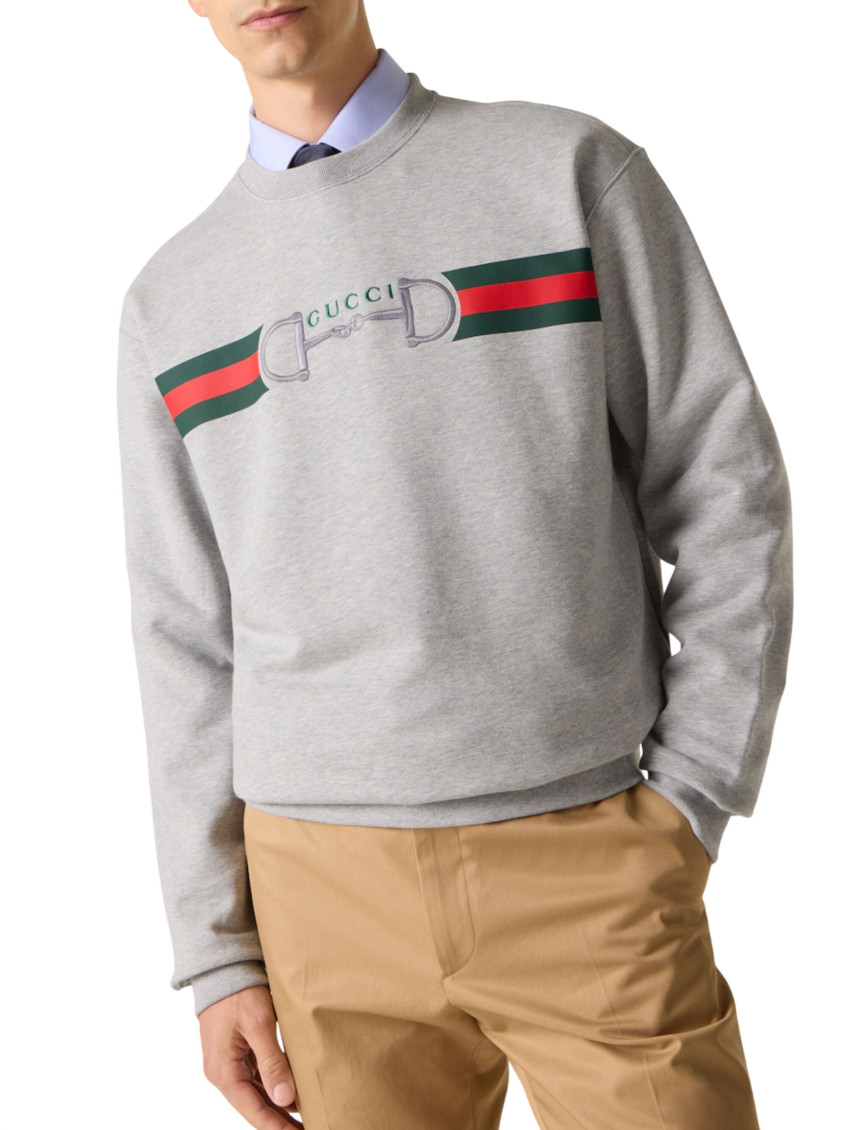 Cotton Sweatshirt With Print On The Front