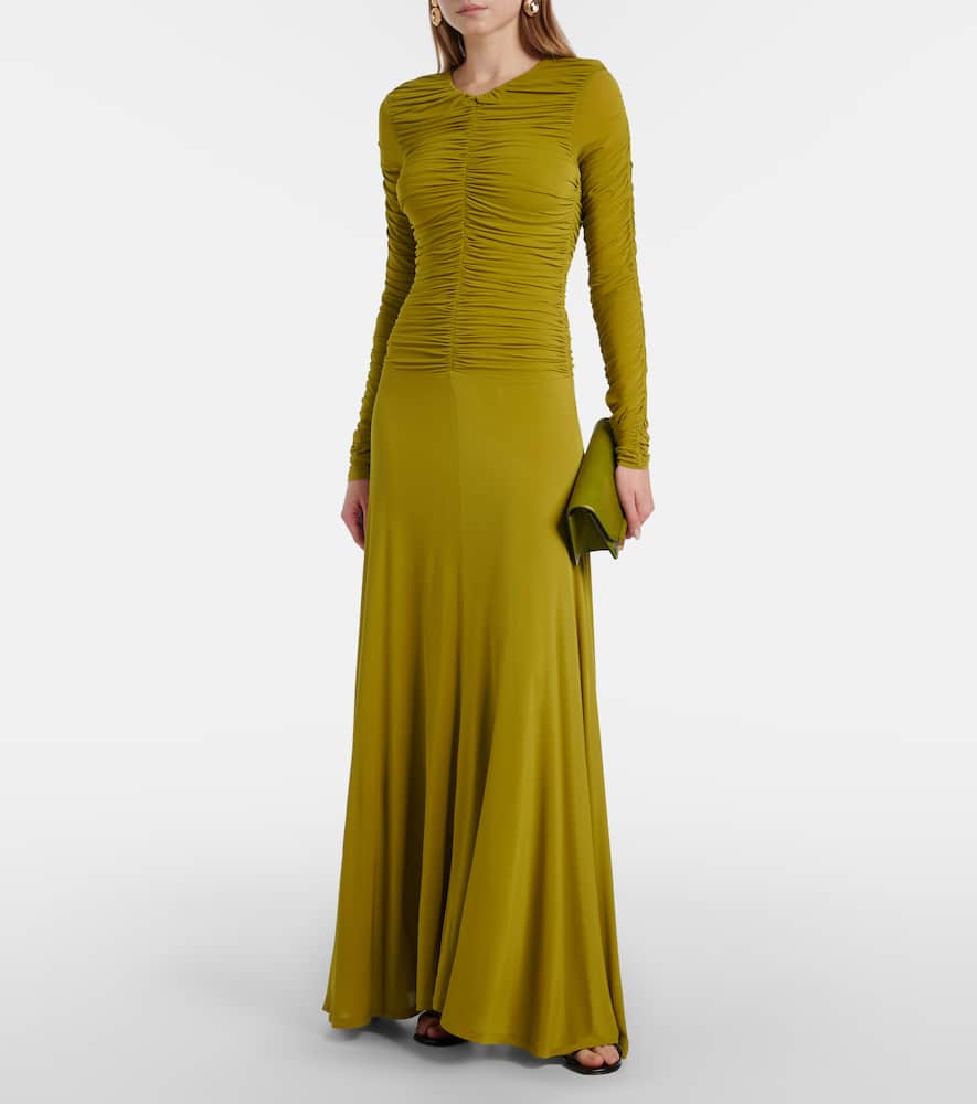 Eira gathered maxi dress
