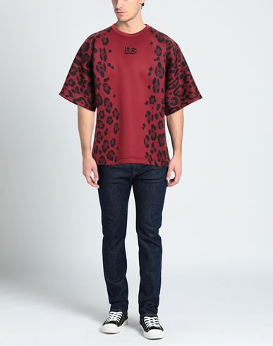 Man T-shirt Brick red