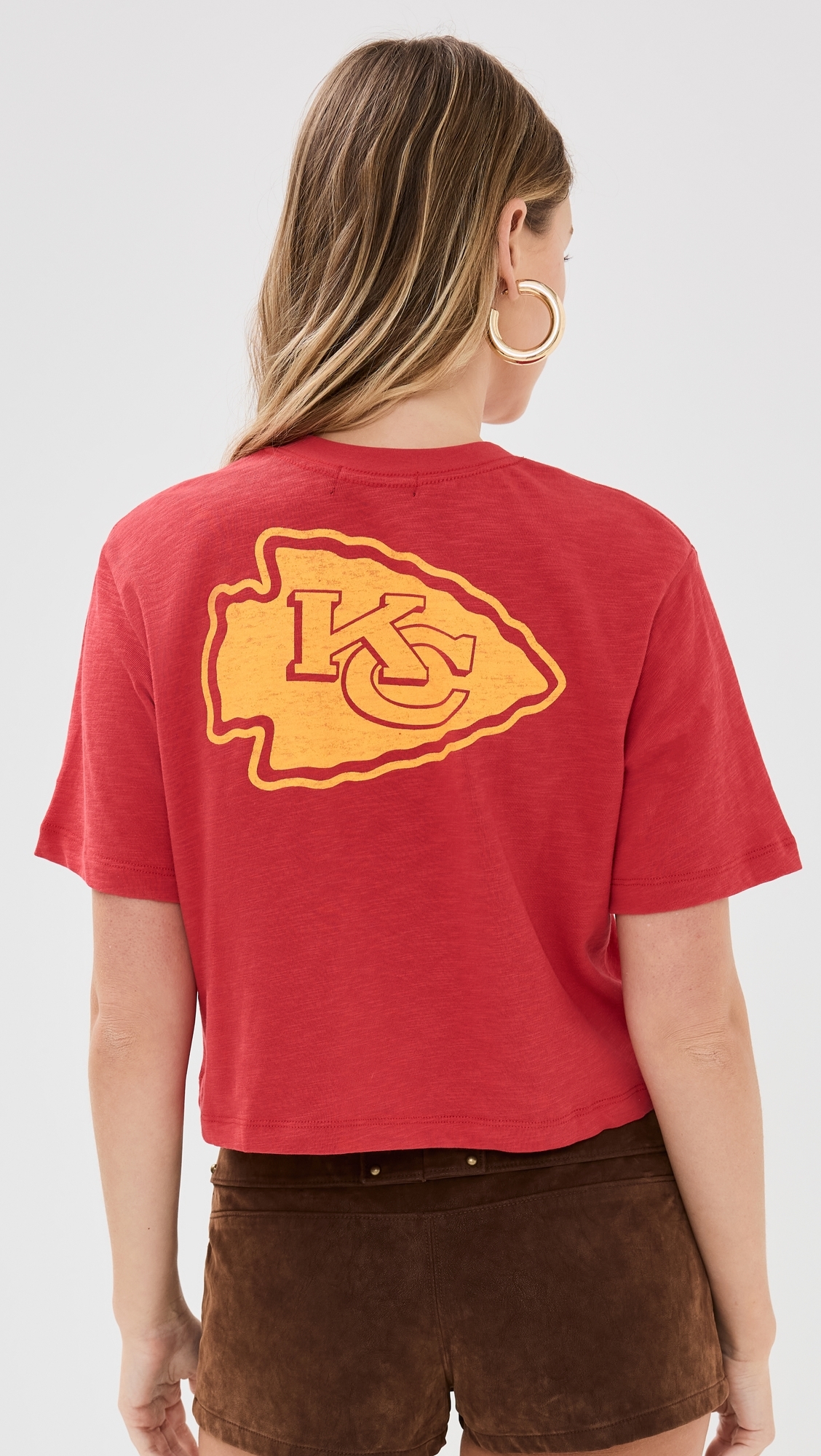 Chiefs Crop Tee Licorice