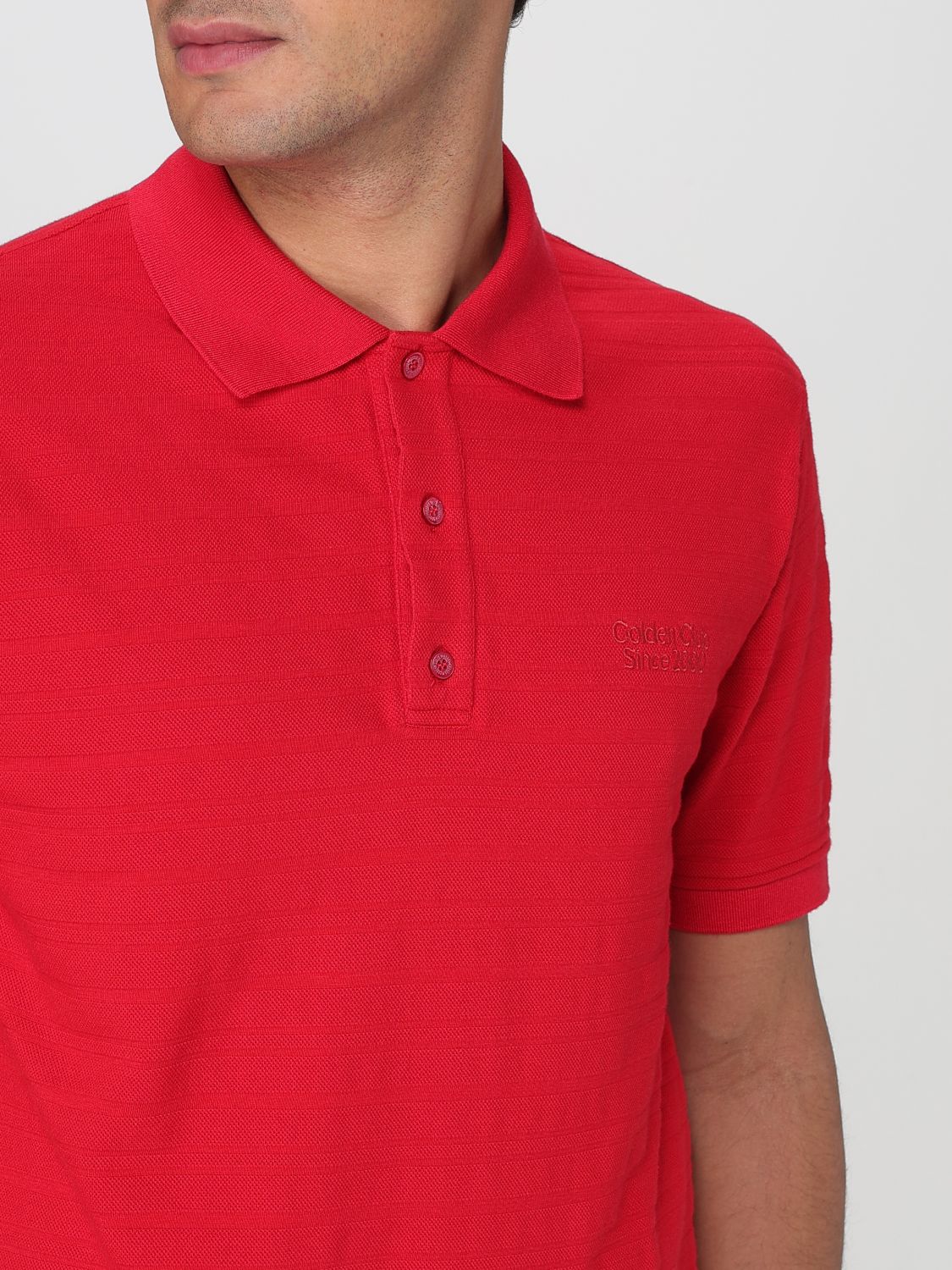 Polo Shirt GOLDEN GOOSE Men color Red