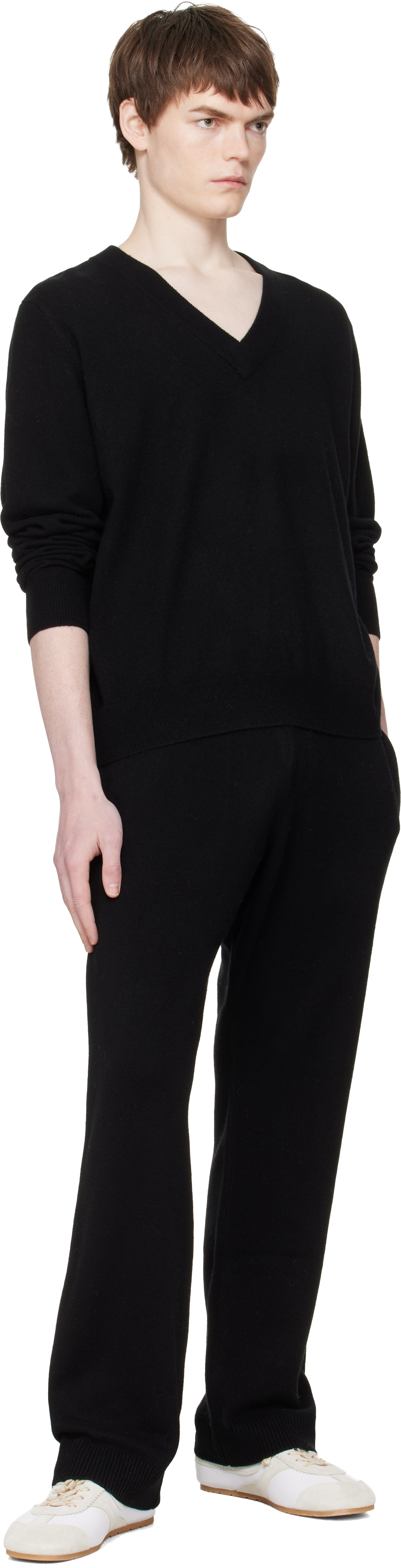 Black Knit Lounge Pants