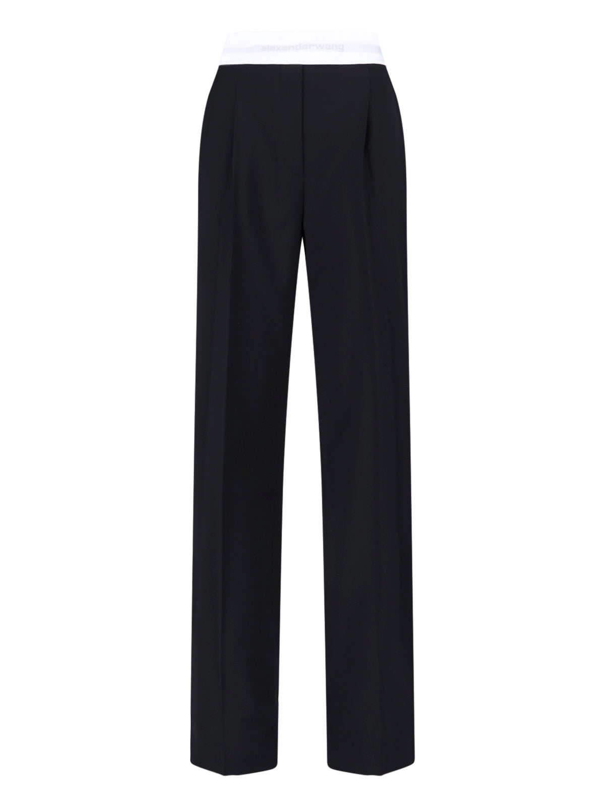 Sculpted Stretch Wool Trousers