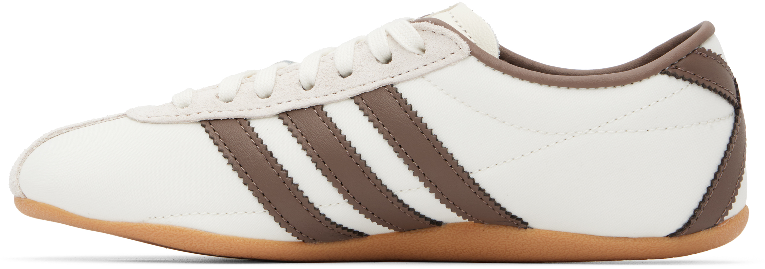 White & Brown Tokyo Sneakers