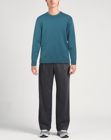 By Slowear Man Sweater Deep teal Size 36 Virgin Wool