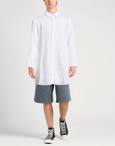 Man Shirt White Size M Modal, Polyamide