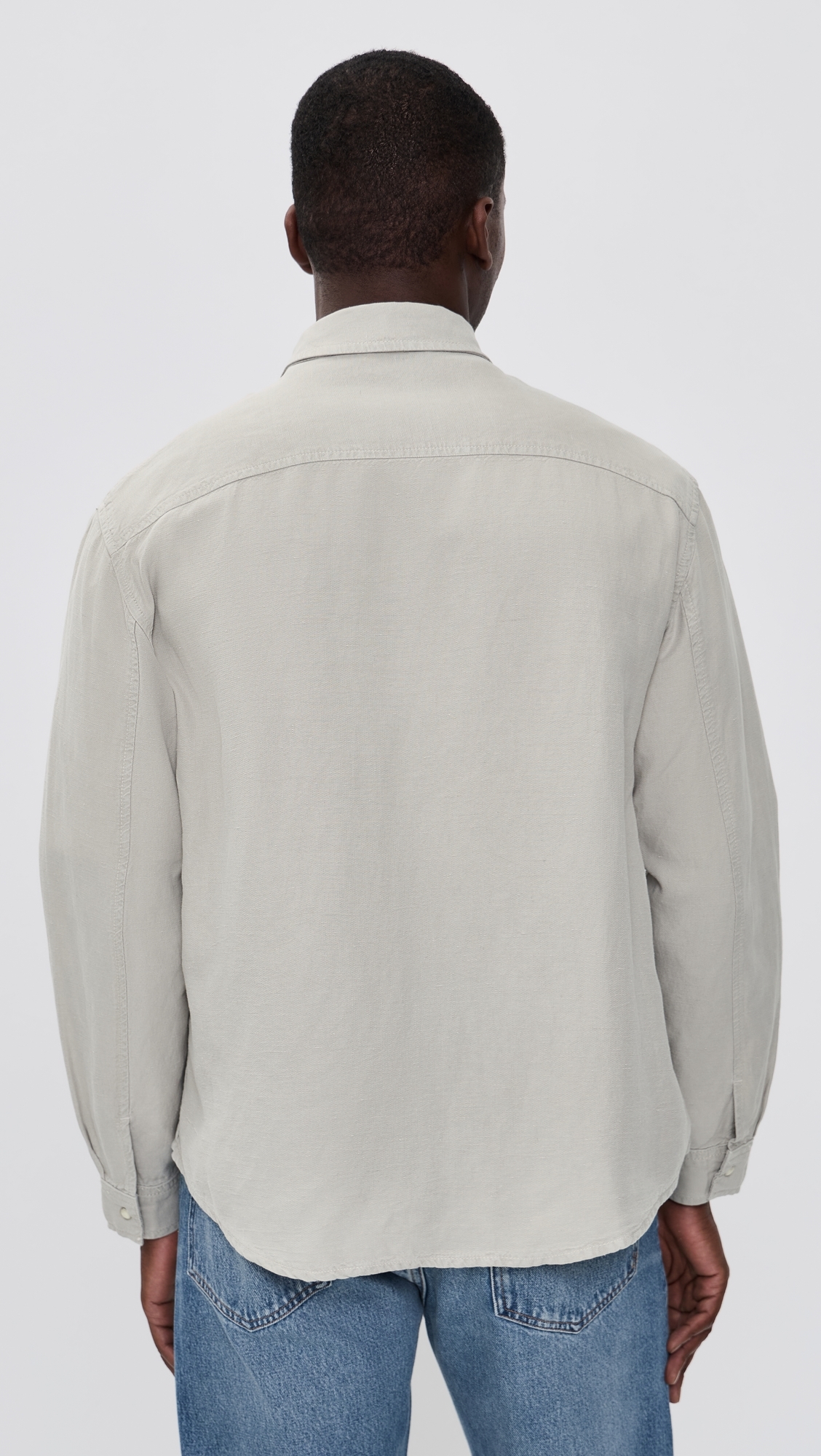 Long Sleeve Classic Shirt Light Stone