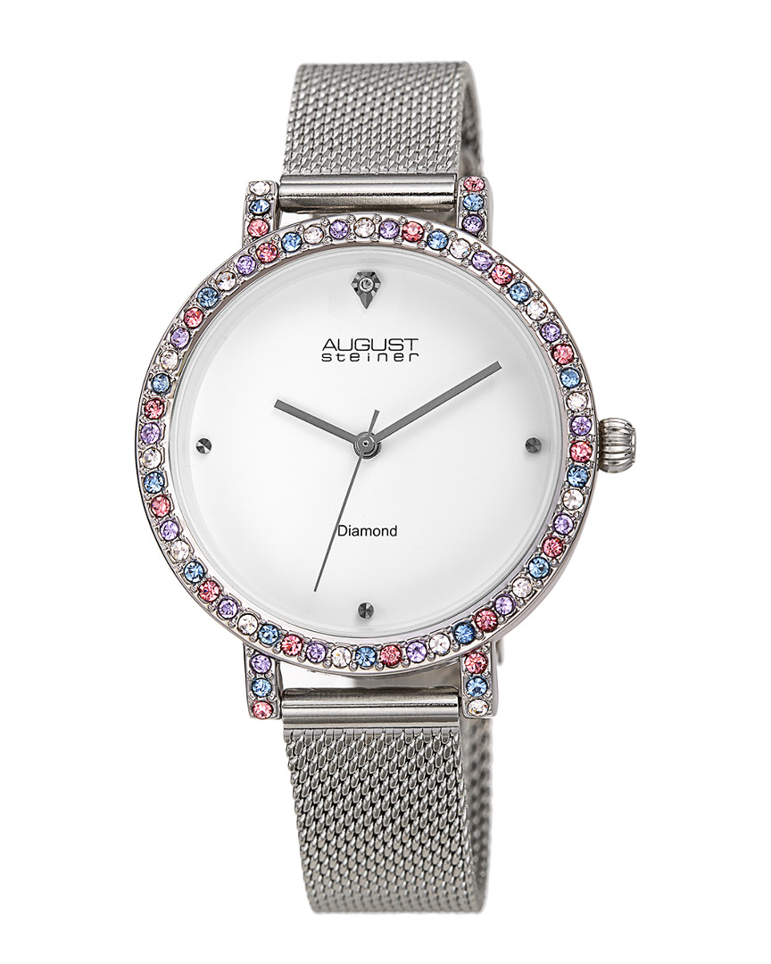 Women's Stainless Steel Diamond Watch