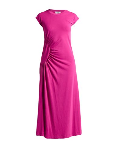 Alpha Studio Woman Maxi dress Magenta Size 6 Cotton, Elastane