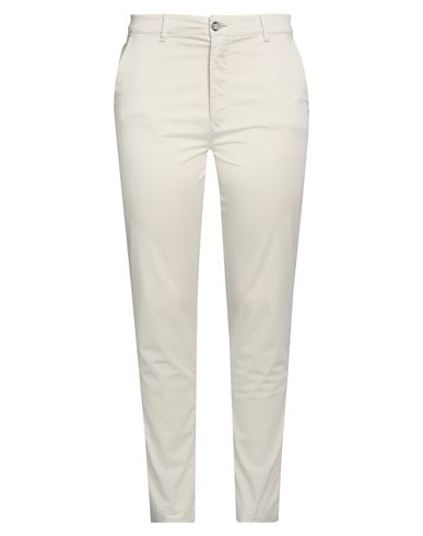 Gas Woman Pants Ivory Size 32 Cotton, Elastane