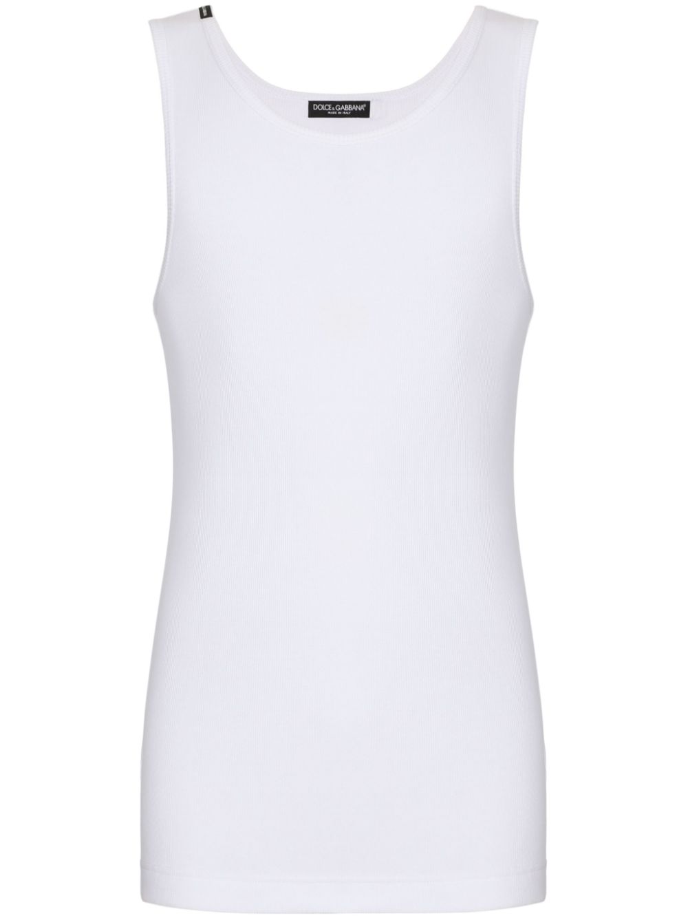 Cotton tank top - White