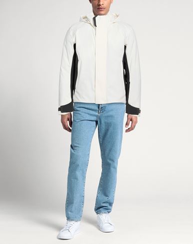 Man Jacket White Size M Virgin Wool, Polyamide, Elastane, Polyester, Polyurethane