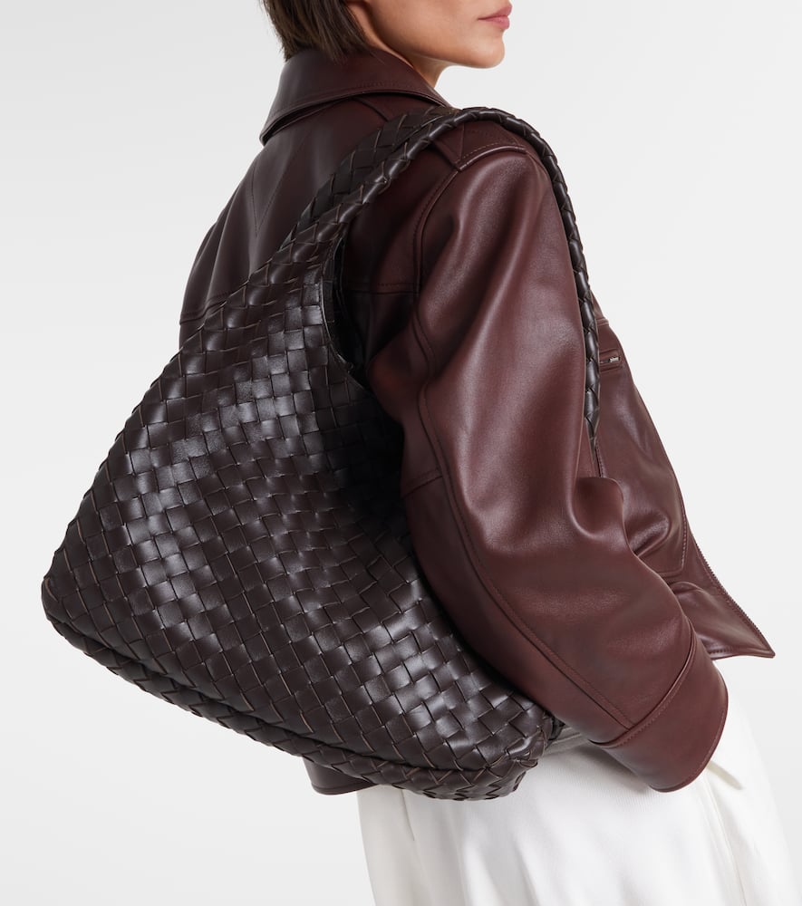 Campana Intrecciato Large leather tote bag