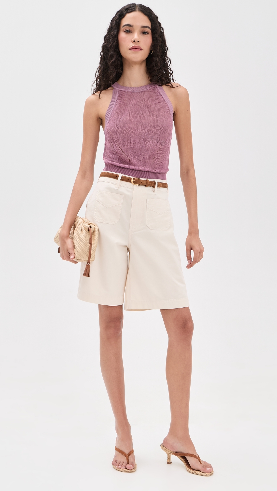 Solomon Knit Tank Orchid Haze