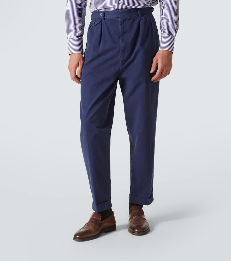 Tennis cotton chinos
